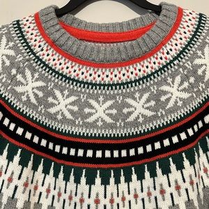 Fair isle Christmas Sweater Size Large NWOT by American Eagle Outfitters AEO